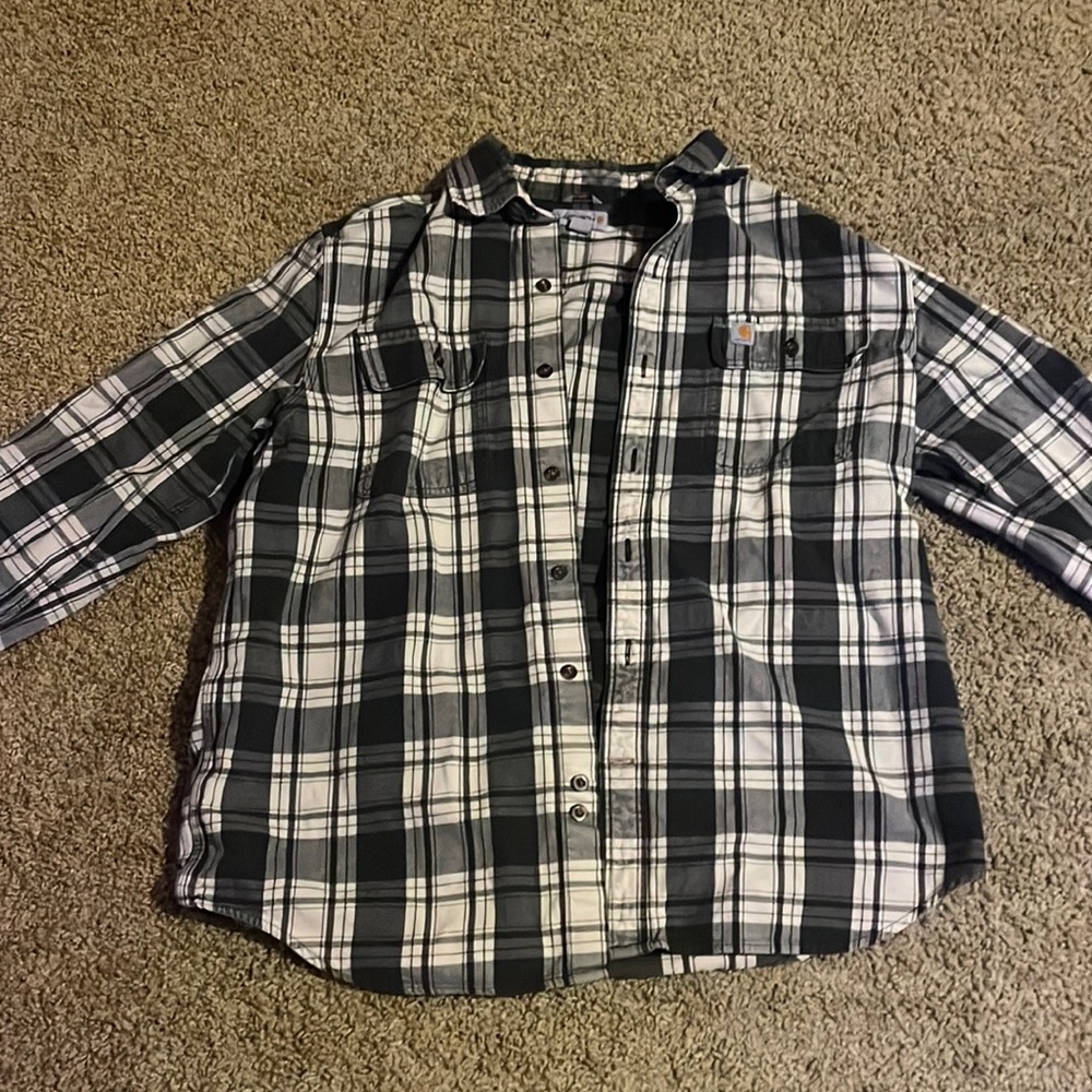 Carhart size large flannel